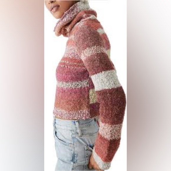 🆕 Free People My Girl turtleneck sweater Sizes - Picture 5 of 10